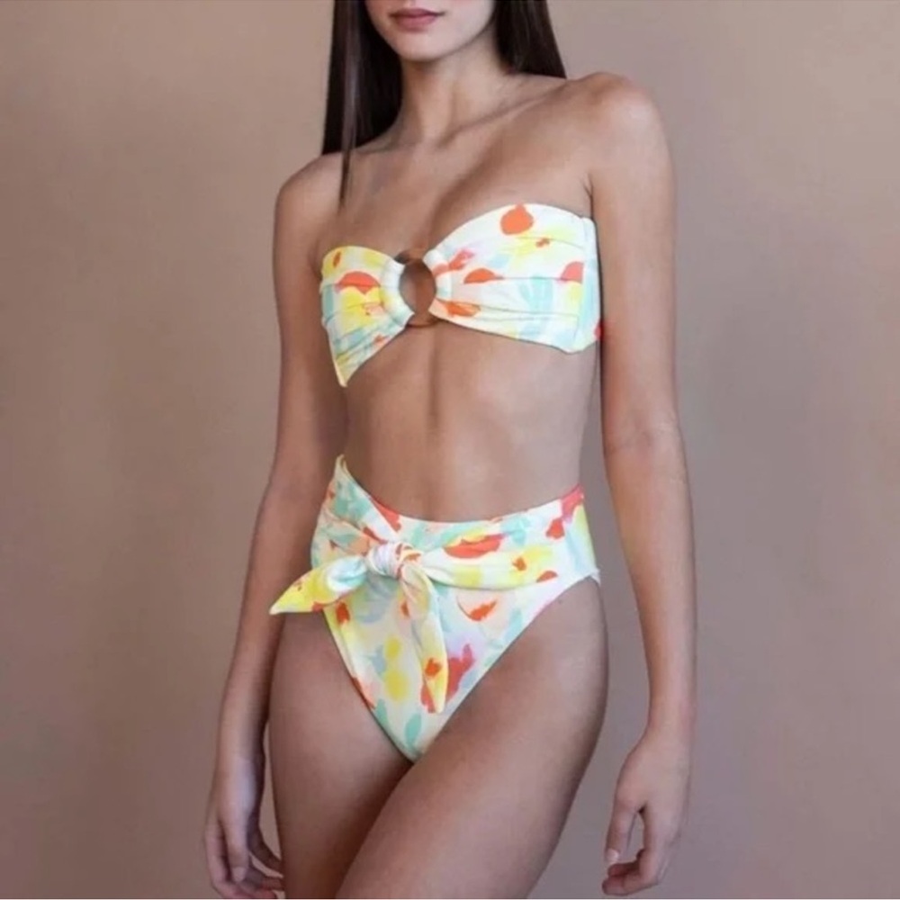 Montce Helena Floral Tori Bandeau top